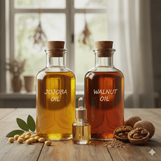 Jojoba Oil and Walnut Oil